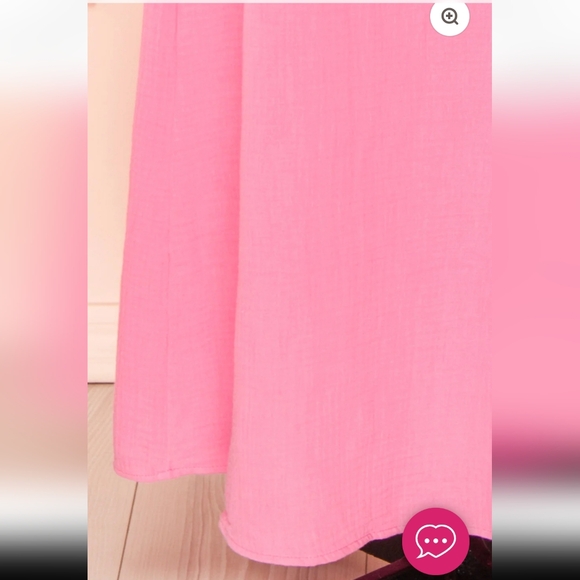 Boutique 1861 | Marinet Pink | Long Loose-Fitted Dress - Picture 6 of 7